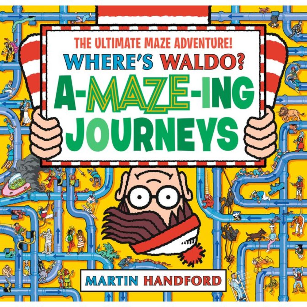 Where's Waldo? Amazing Journeys: The Ultimate Maze Adventure!: (A Maze Puzzle Ac